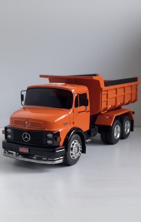 Miniatura Mercedes-Benz L-1113 Basculante  RC (Controle Remoto)- (Escala 1/24)