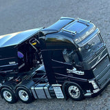 Miniatura Volvo FH com Rodocarreta Randon + Dolly Rebaixado - Escala 1/24 (Controle Remoto)