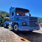 Miniatura Scania T143H Azul – Escala 1/24 (Controle Remoto)