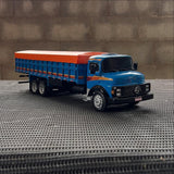 Miniatura Mercedes-Benz 1313 Graneleiro Azul – Escala 1/24 (Controle Remoto)