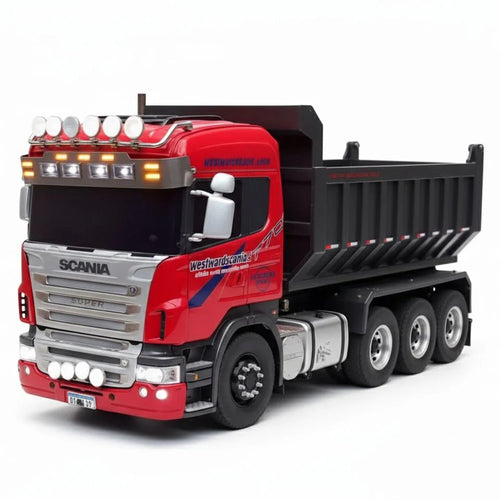 Caminhão Basculante Scania P450 XT 8x4 Euro 6 (Controle Remoto) - Escala 1/14