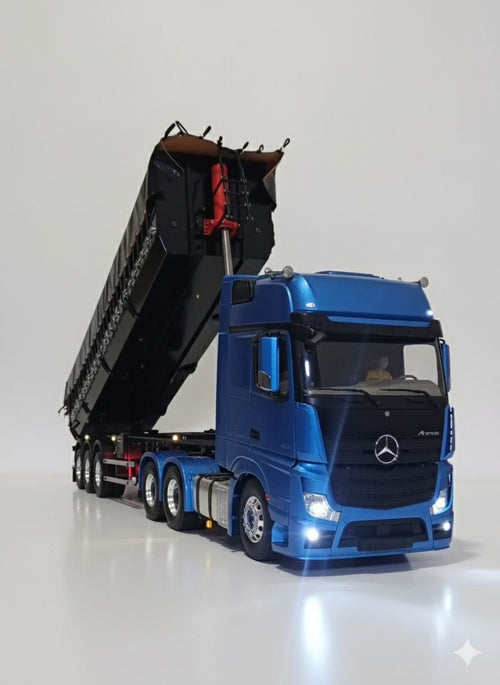 Caminhão Mercedes-Benz Actros 2651 Carreta Graneleira 6x4 – Escala 1/14 (Controle Remoto)
