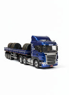 Scania R620 Highline Carroceria Carga Seca Azul – Miniatura RC Escala 1/24  (Controle Remoto)