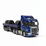 Scania R620 Highline Carroceria Carga Seca Azul – Miniatura RC Escala 1/24  (Controle Remoto)