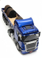 Scania R620 Highline Carroceria Carga Seca Azul – Miniatura RC Escala 1/24  (Controle Remoto)