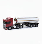 Scania R580 Highline Carreta Tanque Inox – Miniatura RC Escala 1/24 (Controle Remoto)